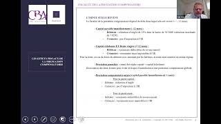 Fiscalité du divorce  fixation et fiscalité de la prestation compensatoire [upl. by Karlee]