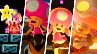 Evolution of Toadette Winning Animations and Victory Cutscenes 2003  2018 [upl. by Ecirtnom]