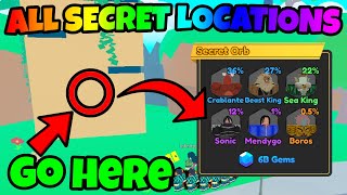 BEST GUIDE Every SECRET Location In Anime Punching Simulator 2 [upl. by Volding]