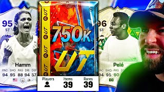 UNLIMITED 750k EPIC HISTORICAL ENCORE PACKS amp 87 TOTY ICON PICKS [upl. by Allister]