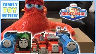 Thomas and Friends The Great Race TrackMaster Shooting Star Gordon Flying Scotsman Fiery Flynn [upl. by Nadia709]