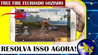 VAZOU Como Resolver o Problema do Free Fire Fechando Sozinho no Meio da Partida Em Celular Fraco [upl. by Aciram]