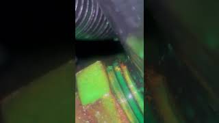 Refrigerant leak on Rotalock fitting hvac chiller york industrial cantrelate fyp [upl. by Atinihs]