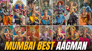 Mumbais Best Maha Aagman Sohala 2024 😍❤️  Arrival Of Lord Ganesha In Mumbai [upl. by Alleen]