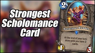 The Strongest Scholomance Card  Card Review Part 10  Scholomance Academy  Hearthstone [upl. by Lita]