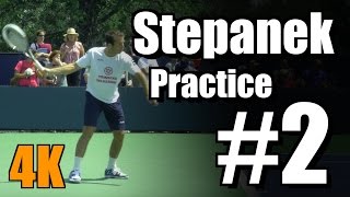 Radek Stepanek in 4k  Practice 2  Western amp Southern Open 2014 [upl. by Doss212]