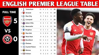 ENGLISH PREMIER LEAGUE TABLE UPDATED TODAY  PREMIER LEAGUE TABLE AND STANDING 20232024 [upl. by Nolaj]