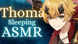 M4A Thoma Needs You To Cuddle With Him To Fall Back Asleep Genshin Impact Sleeping ASMR [upl. by Sabra622]