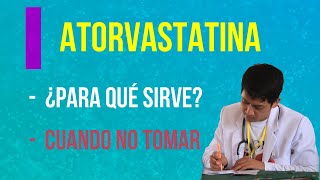 💊💊ATORVASTATINA para que SIRVE💊💊 CUANDO NO TOMAR💊💊 [upl. by Enillebyam]