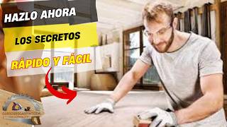 CÓMO CARPINTERÍA DESDE CERO Descubre los SECRETOS  🔨 10 TIPS PERFECT Acabado FINISH [upl. by Gratt]