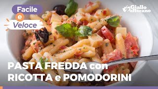 Pasta con ricotta e pomodorini un’esplosione di sapori mediterranei SUPER FACILE 💥🍅🤤 [upl. by Hylan]