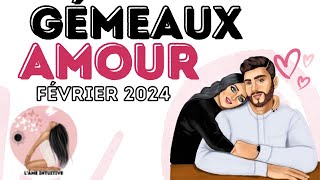 Gémeaux SENTIMENTAL FÉVRIER 2024  CÉLIBATAIRECOUPLE [upl. by Kallick]