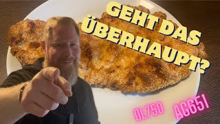 Schnitzel aus der Heißluftfritteuse [upl. by Ecnerol]