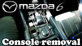 Mazda 6 center console removalinstallation  How to replace media console [upl. by Notsniw]