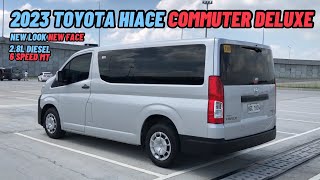 THE NEW 2023 TOYOTA HIACE COMMUTER DELUXE MT  PHILIPPINE EDITION [upl. by Rodman]