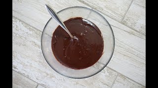 CREMA GANACHE AL CIOCCOLATO in 5 minuti  perfetta per MUFFIN e TORTE [upl. by Aidualk]