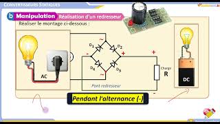 01 Convertisseur  Le redresseur Redressement double alternance [upl. by Marilee]