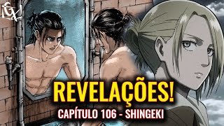 DESTINO DA ANNIE REVELADO E MAIS CAPÍTULO 106 SHINGEKI NO KYOJIN [upl. by Aelegna]