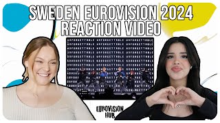 Sweden  Eurovision 2024 Reaction  Marcus amp Martinus  Unforgettable  Eurovision Hub [upl. by Llednil]