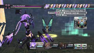 Hyperdimension Neptunia Battle Gameplay [upl. by Silvester106]