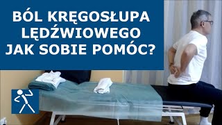 Ból kręgosłupa lędźwiowego  Bezpieczne siadanie wstawanie chodzenie zmiana pozycji  🇵🇱 🇪🇺 [upl. by Decamp]