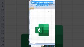 How to Select Particular Area in Excel🔥Advance Excel💯shorts excel exceltips computer tricks [upl. by Potts294]