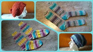 Gestrickte Socken und Mützen  Julebuergerfee [upl. by Rednaeel]