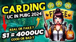 How To Buy Carding UC in Pakistan 2024  Buy Cheap UC in PUBG  Carding UC Risks Revealed [upl. by Ahsyt]