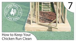 How to Keep Your Chicken Run Clean  Ask Phill 7 [upl. by Drice]