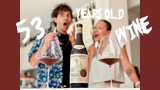 We drank a 53 years old Barbaresco wine [upl. by Hong]