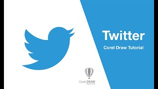 Twitter Corel Tutorial  Twitter Logo Design in Corel Draw [upl. by O'Grady]