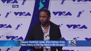 Kendrick Lamar Becomes First Rapper To Win Pulitzer Prize For Music [upl. by Adnarahs22]