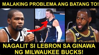 LEBRON JAMES NAGALIT SA MILWAUKEE BUCKS  DURANT AMINADONG MALAKING PROBLEMA SI DONCIC SA NBA [upl. by Britt636]