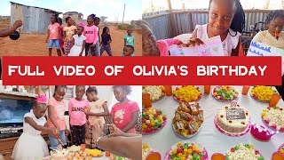 FULL VIDEO OF OLIVIAS BIRTHDAY PARTY🎂  LUCIA NZILANI [upl. by Utter454]