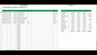 Excel på norsk Timeliste entreprenør [upl. by Llednahc]