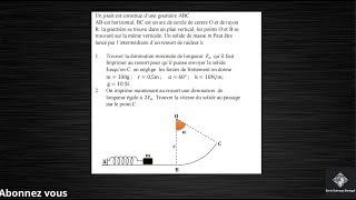 Exercice 2 Énergie Mecanique Énergie potentielle [upl. by Letha]