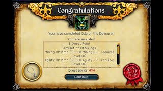 Ode to The Devourer  RS3 Real Time Quest Guide [upl. by Eniamraj]