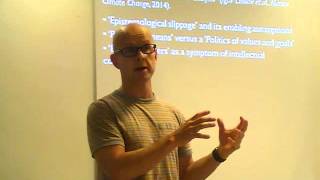 Prof Noel Castree seminar 11th March 2015 [upl. by Ventre]