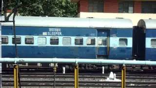 JHS WDM 3A shunting 12189 Mahakoshal Express at Jabalpur Junction [upl. by Ellehcem]