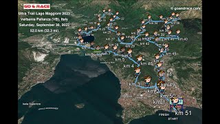 Ultra Trail Lago Maggiore 2023 vola sul percorso 3D di 52 km [upl. by Nomahs]