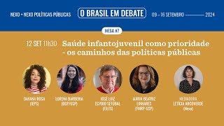 MESA 7 Saúde infantojuvenil como prioridade  os caminhos das políticas públicas [upl. by Hasan]