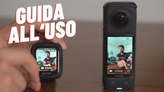 INSTA360 X4 con telecomando GPS  Impostazioni settaggi e trucchi per usarla al MEGLIO [upl. by Bolger531]