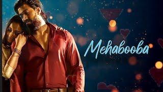 Mehabooba Telugu song Lyrics  KGF chapter 2  Yash  Srinidhi shetty [upl. by Nived163]