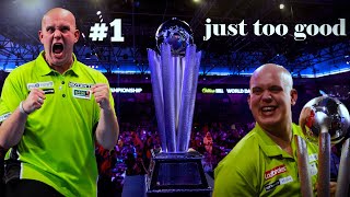 HOW Michael van Gerwen won his FIRST World Championship title  BEST MOMENTS ONLY [upl. by Yecaw]