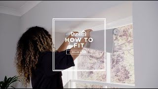 Dunelm  How to Fit Roller Blinds [upl. by Saire]