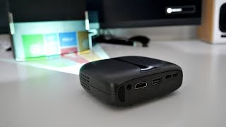 ELEPHAS Mini Portable 3D Projector  WiFi  HDMI  3D LED Video Projector [upl. by Ecargyram543]