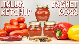 How to make Salsa Rossa  Italian Ketchup  Bagnet Ross Piedmontese Cuisine [upl. by Zacharia]