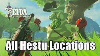 Zelda Breath of the Wild – All Hestu Locations  Item Slot Upgrades Guide [upl. by Raasch]