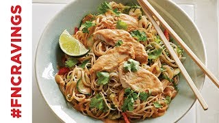 Chilled Peanut Chicken Noodle Salad  Food Network [upl. by Stiles]