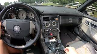 1998 MercedesBenz SLK 230 POV drive EP6 quotCamshaft Fixedquot [upl. by Iduj]